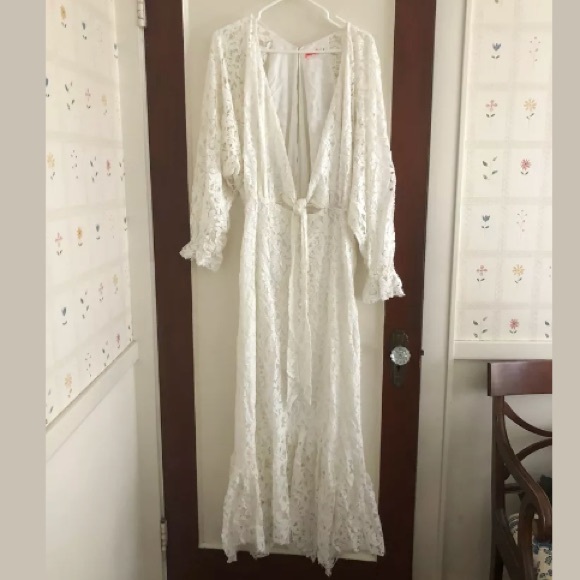 Free People Ties That Bind Maxi Dress Size 12 NWOT - Picture 4 of 8